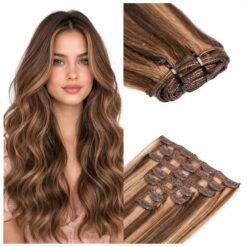 18″ Hair Extensions in Medium Brown